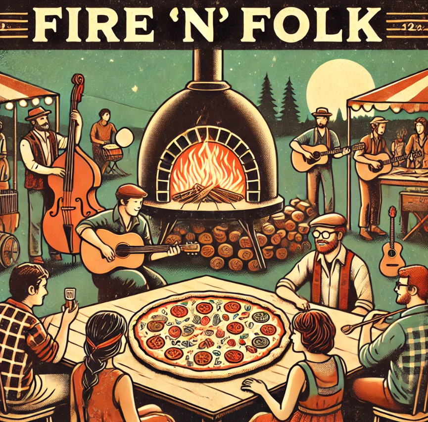 A Community Gathering Around the Fire